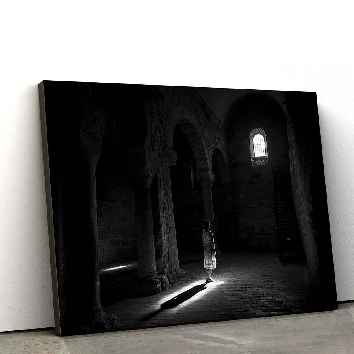 Light In The Monastery Of Suso Jesus Christian Faith Canvas Wall Art