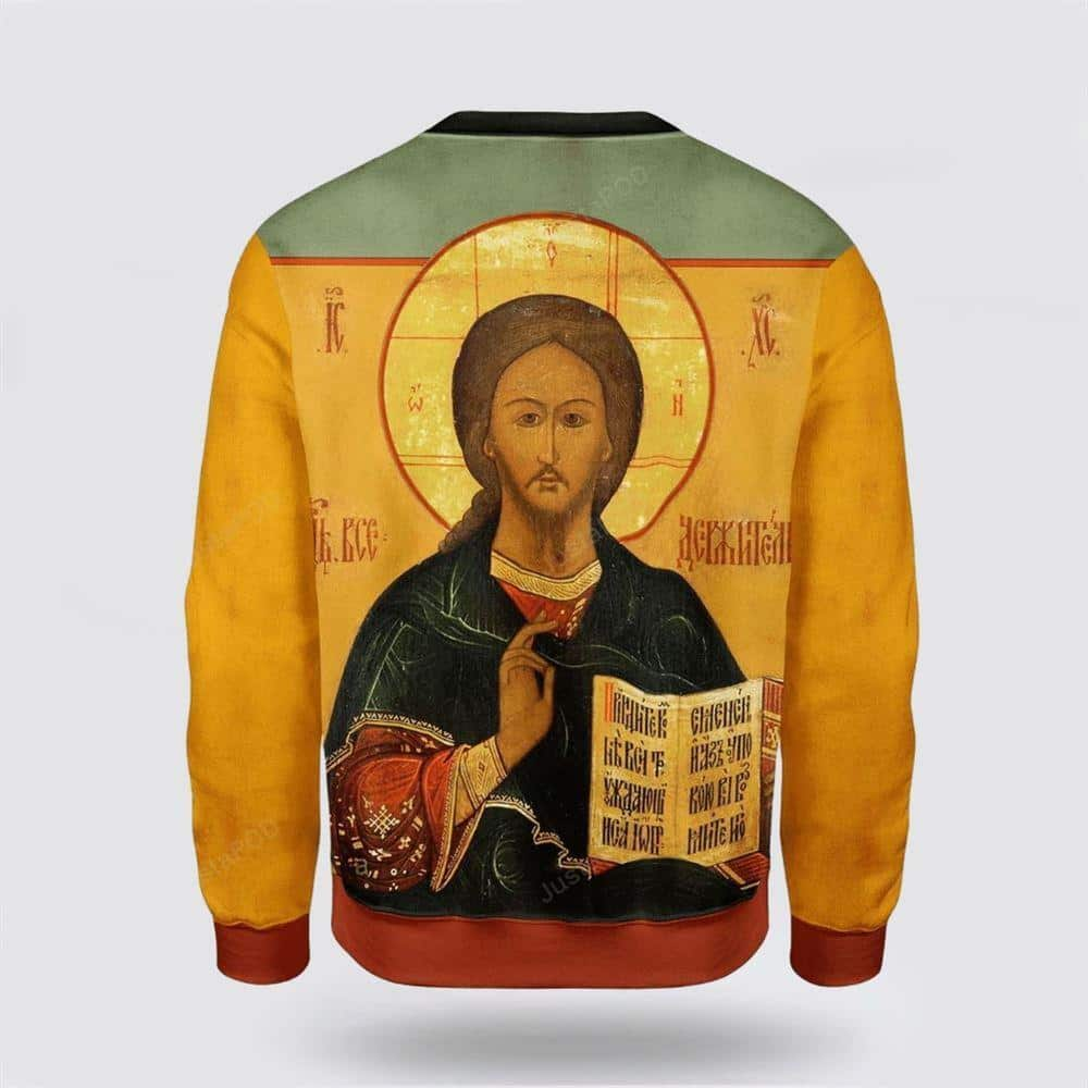 Christian Orthodox Jesus Ugly Christmas Ugly Christmas Sweater Religious Christmas Gifts