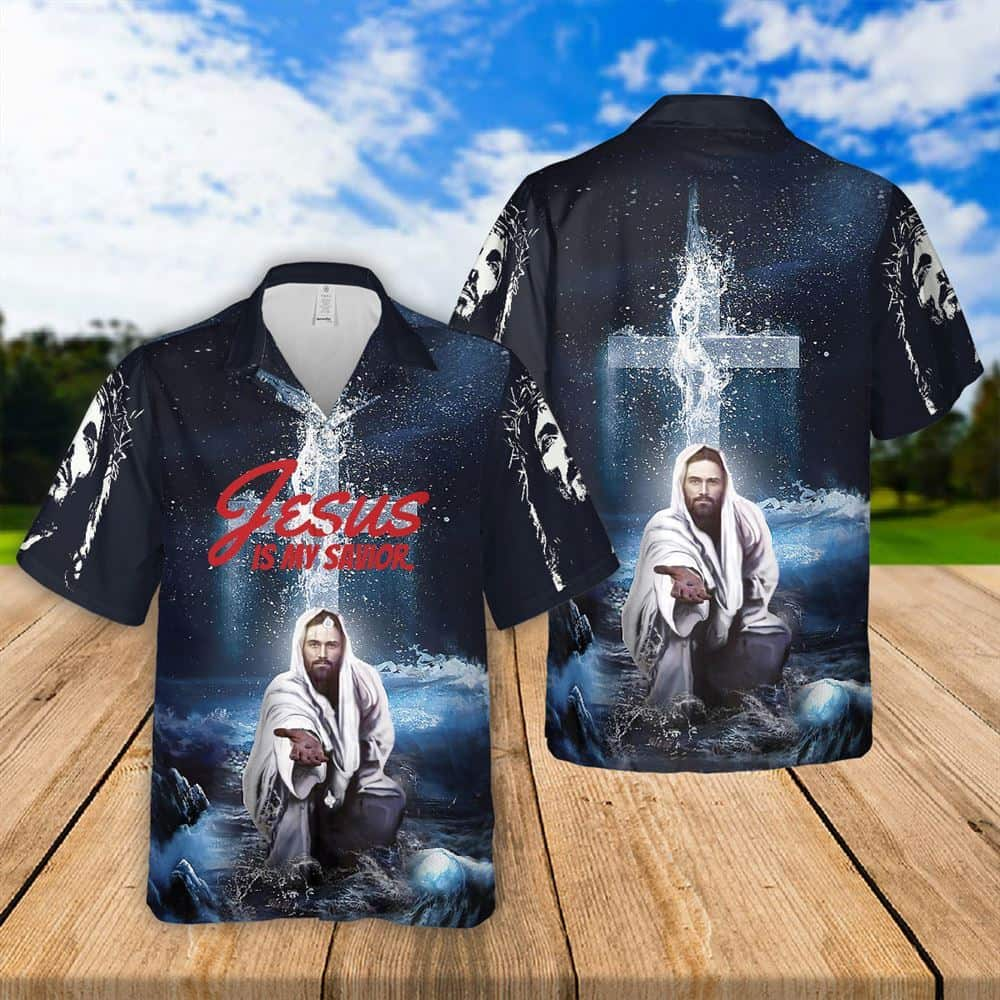 Jesus Is My Savior Jesus Religious Christian Cross Faith Hawaiian Shirt