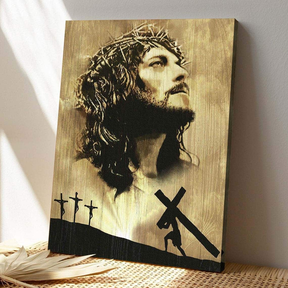 Christian Jesus My God My Savior Bible Verse Canvas Print