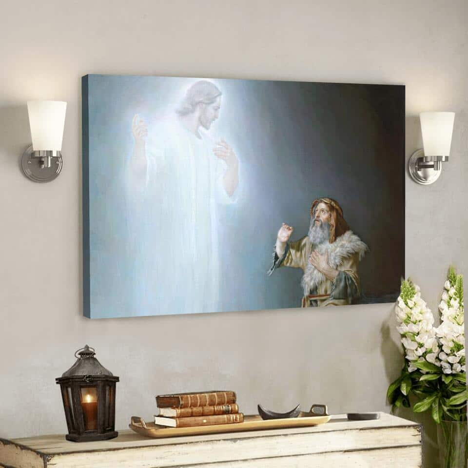 Moses Seeing Jesus Christian Gift Jesus Scripture Canvas Wall Art