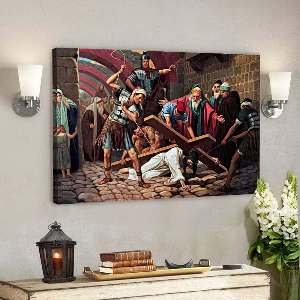 God Religious Faith Jesus Religious Gift For Christian Canvas Wall Art