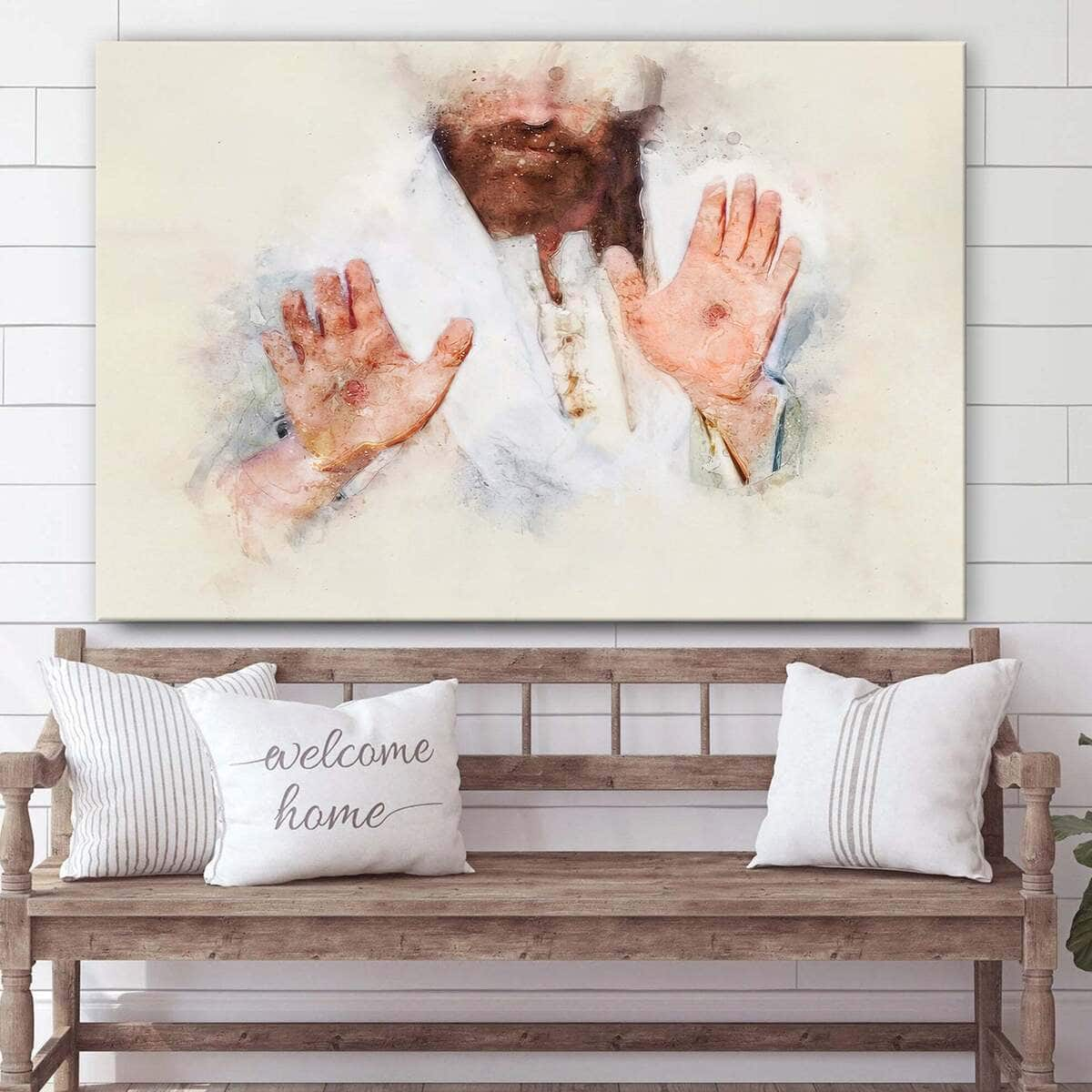 Jesus Christ Healed Jesus Christ Art Jesus Christian Canvas Wall Art