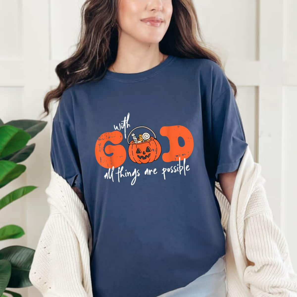 All Things Are Possible Halloween Costume Christian T-Shirt