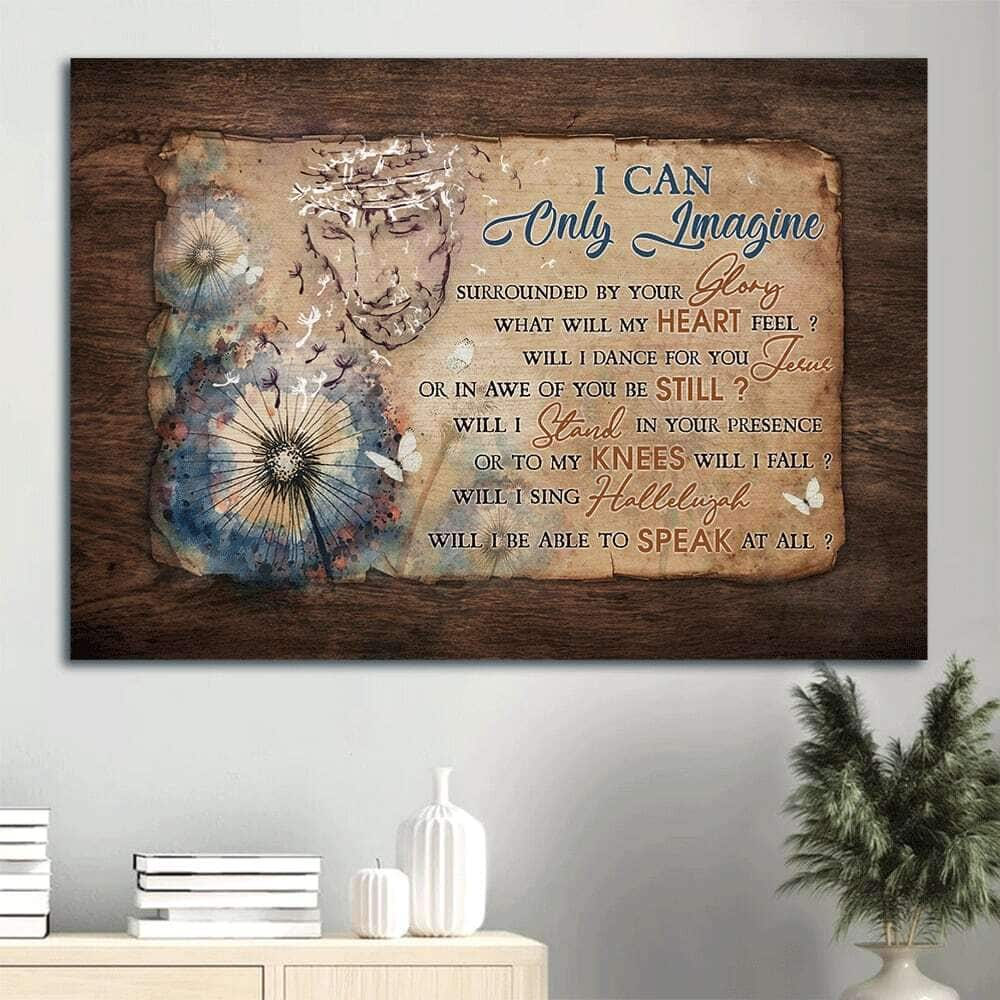 Religious Song Dandelion Painting I Can Only Imagine Canvas Wall Art