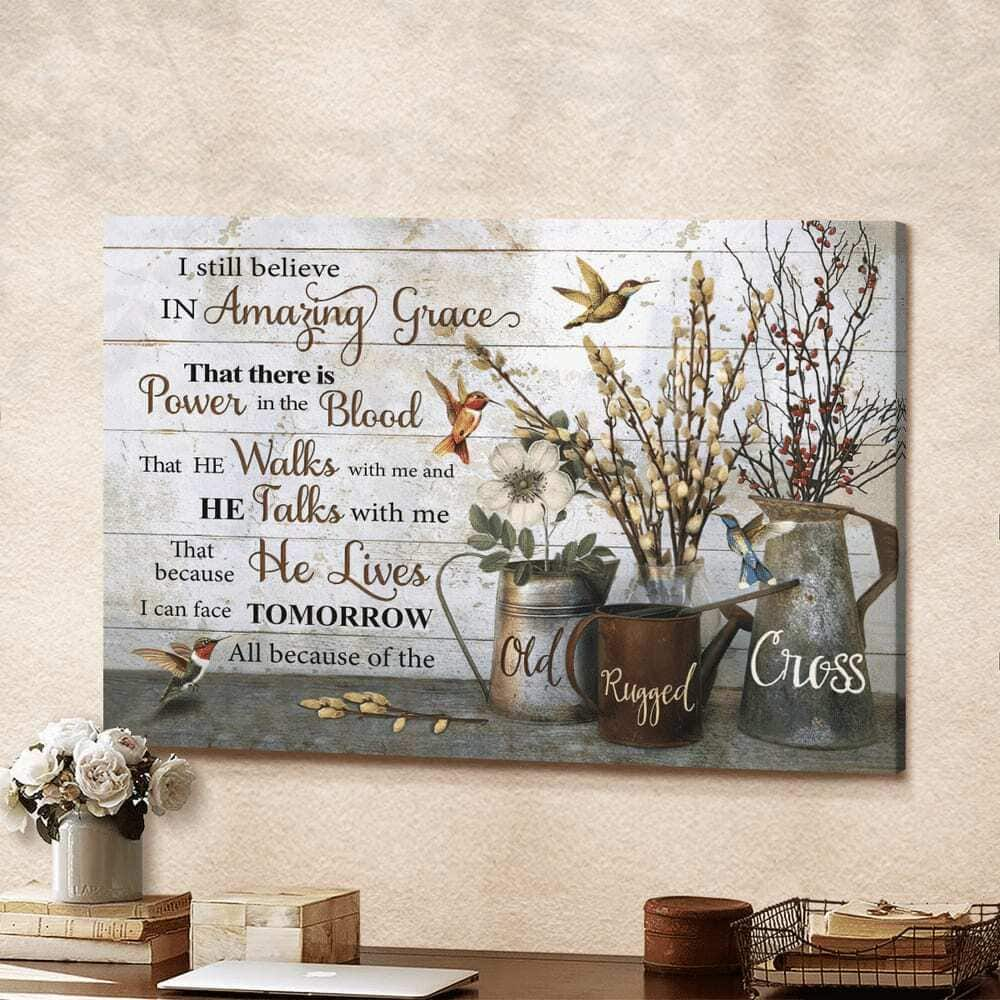 That There is Power in The Blood Christian Canvas Wall Art