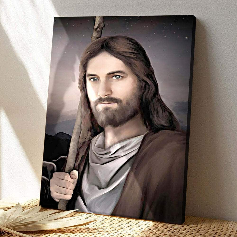 Christian Jesus Canvas Print Gift For New Believers