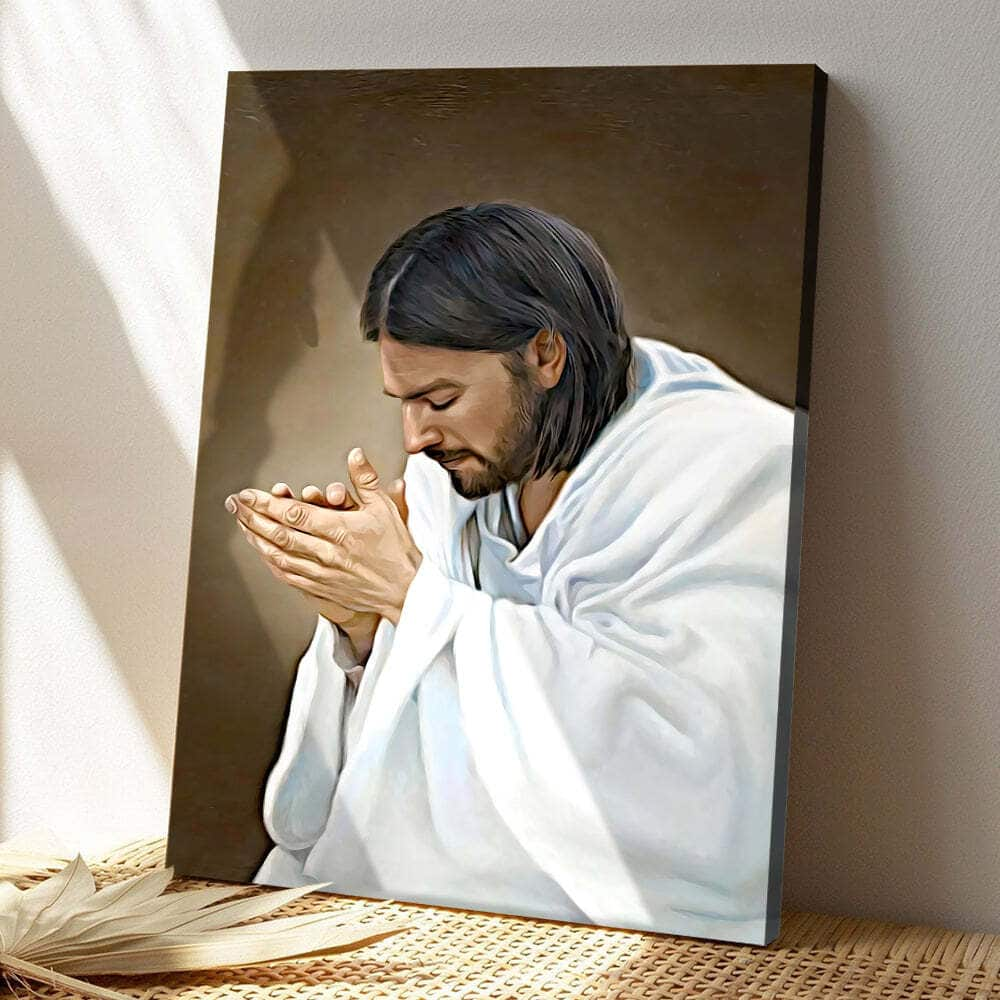 Jesus Canvas Print Unique Religious Gift