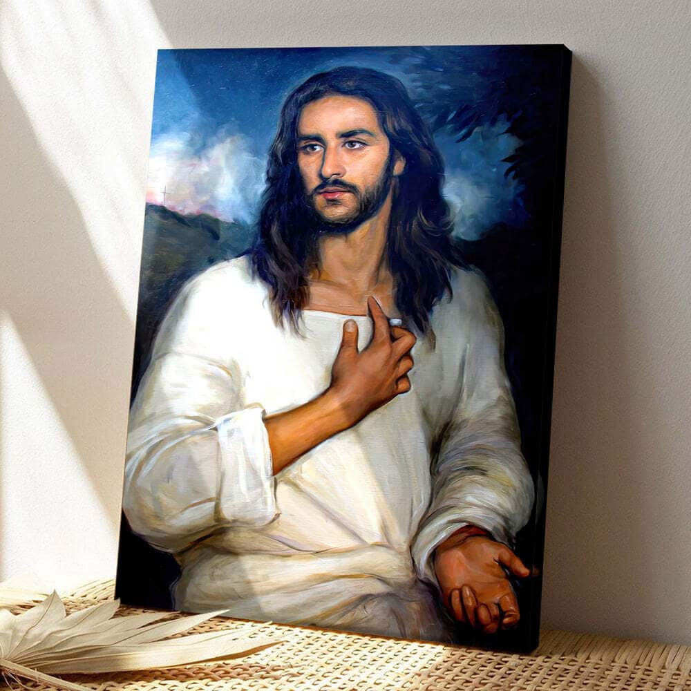 Jesus Canvas Print Unique Gift For Christian