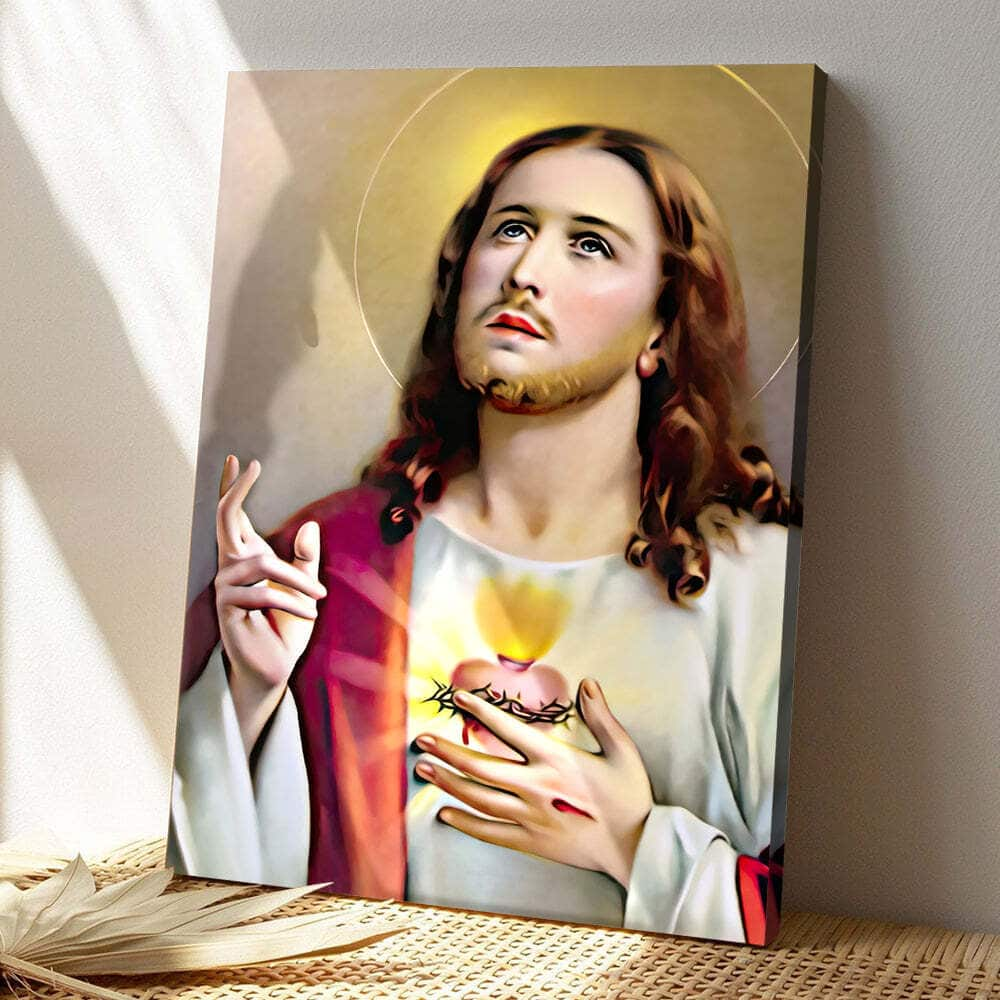 Jesus Canvas Print Unique Christian Gift