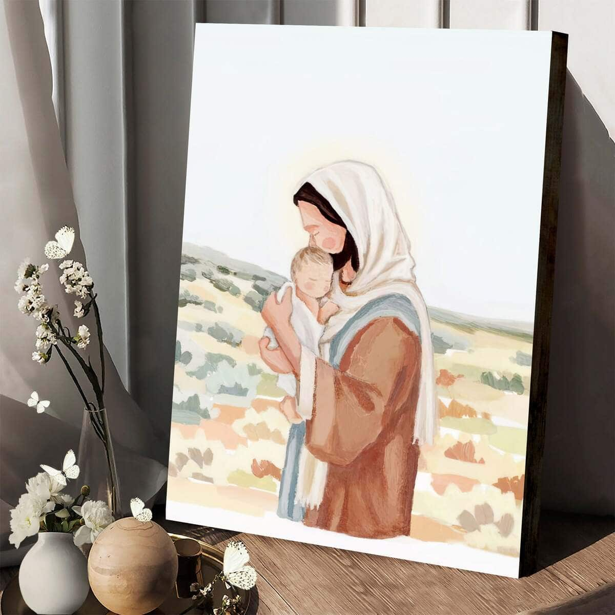 Christian Canvas Print Child The Savior's Love Jesus Christ