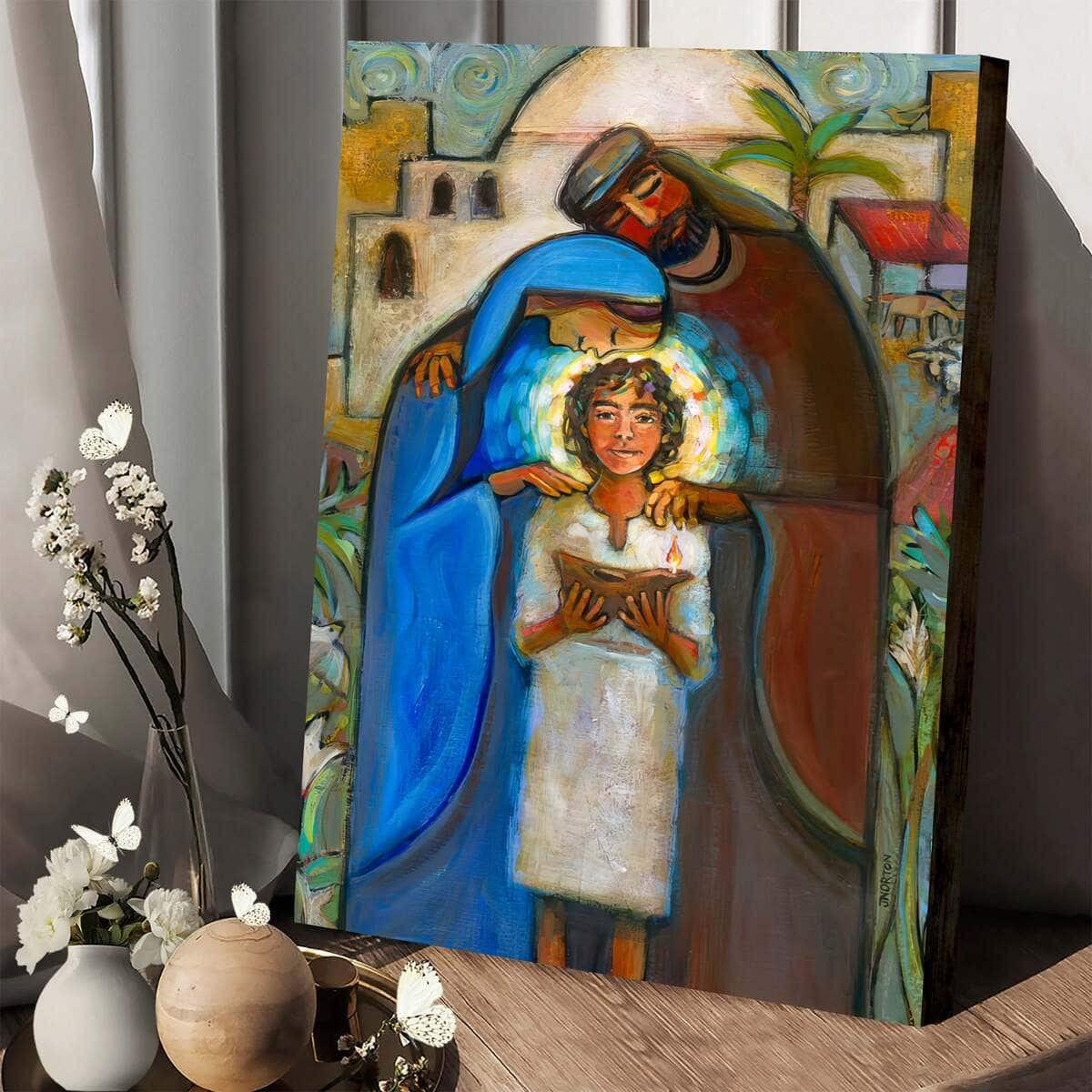 Christian Canvas Print Holy Family