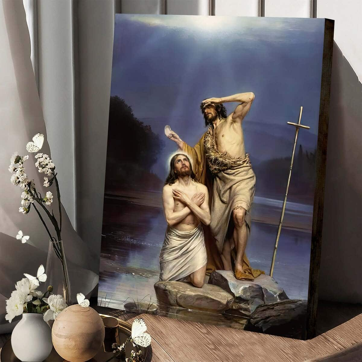 Christian Canvas Print The Baptism Of Christ