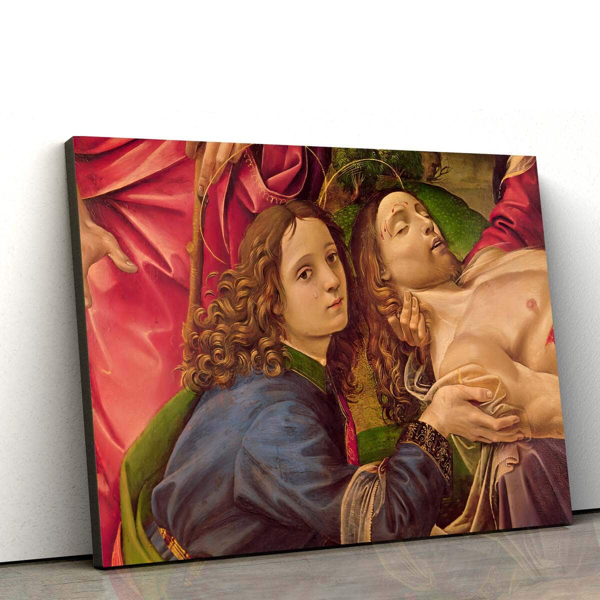 Christian Canvas Print The Lamentation Of Christ Jesus