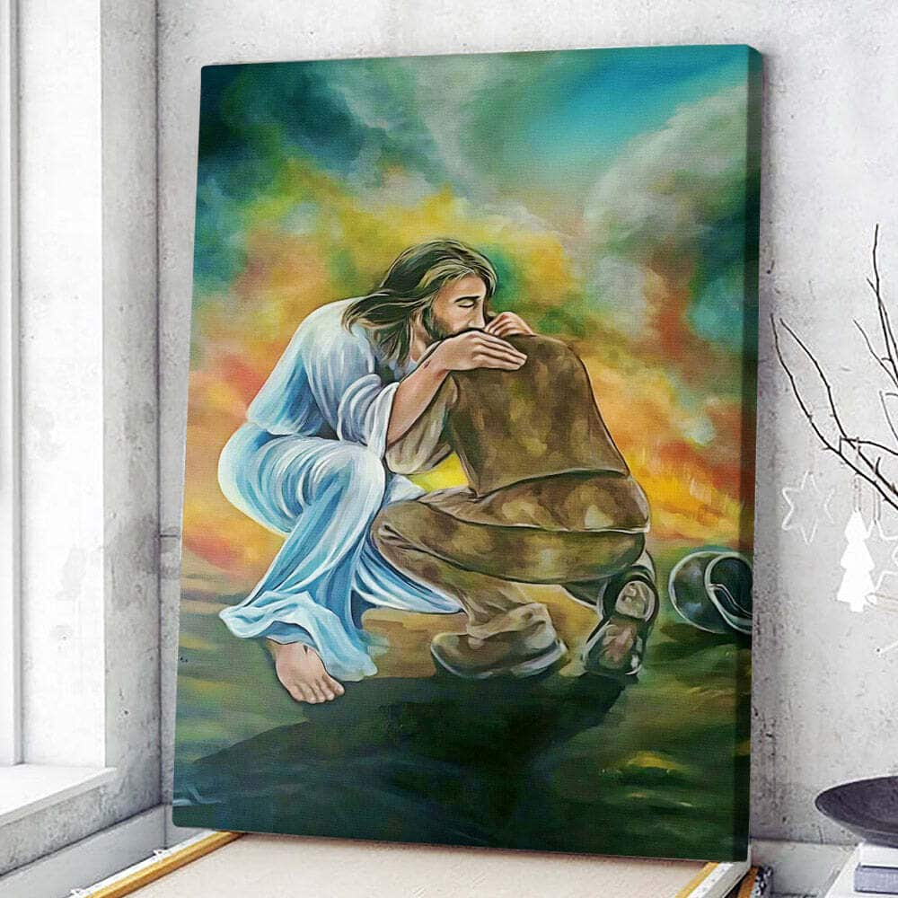 Christian Canvas Print Prophet Jesus Religious