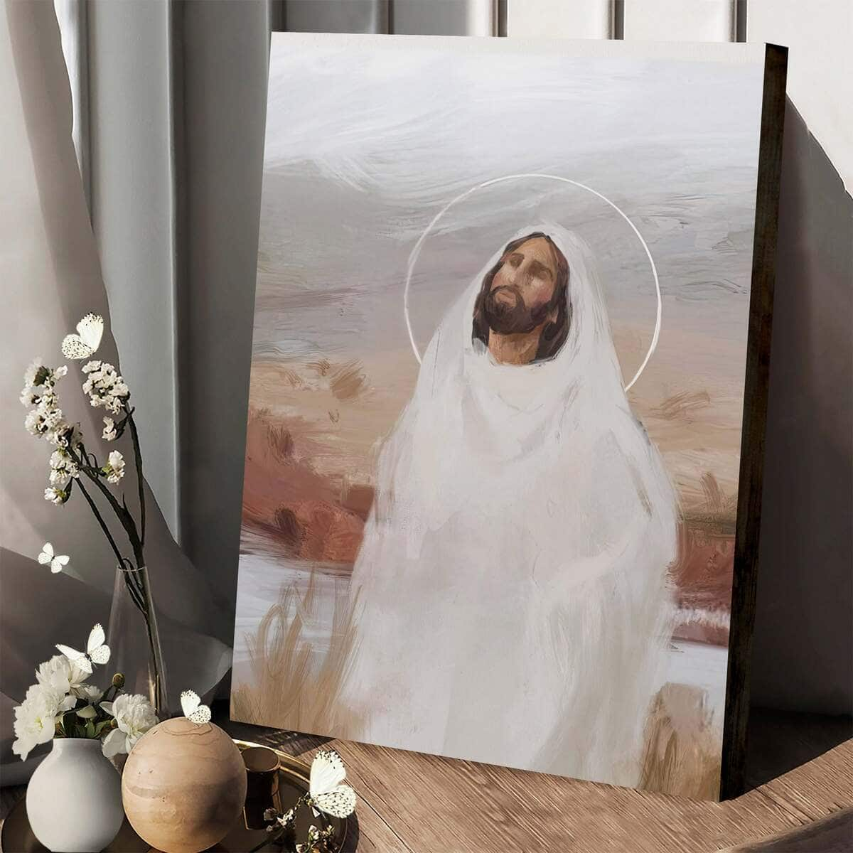 Christian Canvas Print He Seeks Me As I Wander