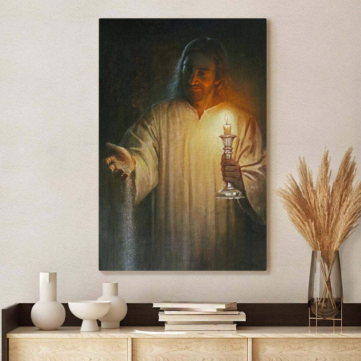 Christian Canvas Print Salt And Light God