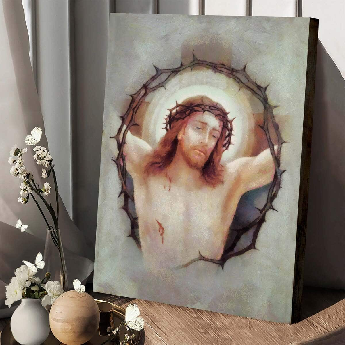 Christian Canvas Print Jesus Christ After The Crucifixion Religious