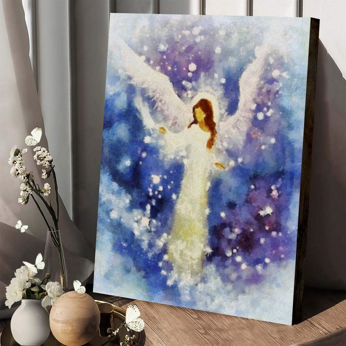 Christian Canvas Print Beautiful Angel