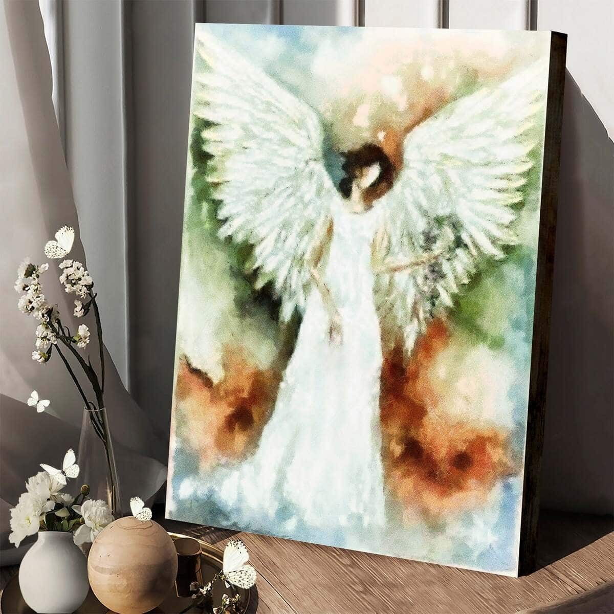 Christian Canvas Print Angel Catholic