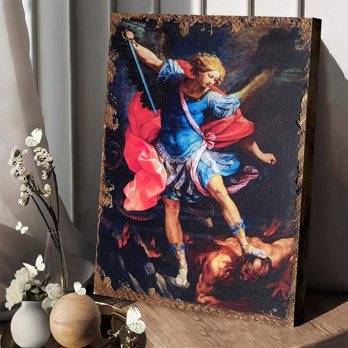 Christian Canvas Print Archangel Michael