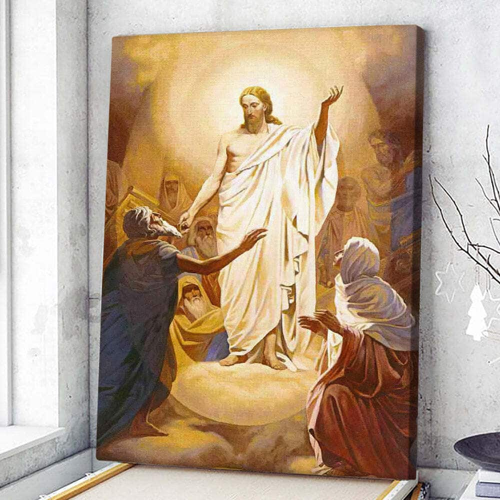 Christian Canvas Print Where Was Jesus For The Three Days Christ