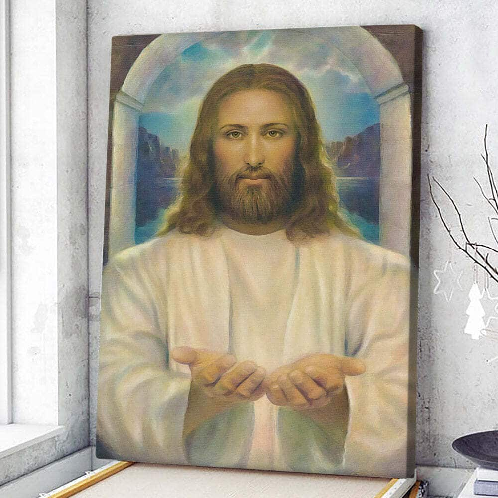 Christian Canvas Print Jesus Scripture Gift For Friends