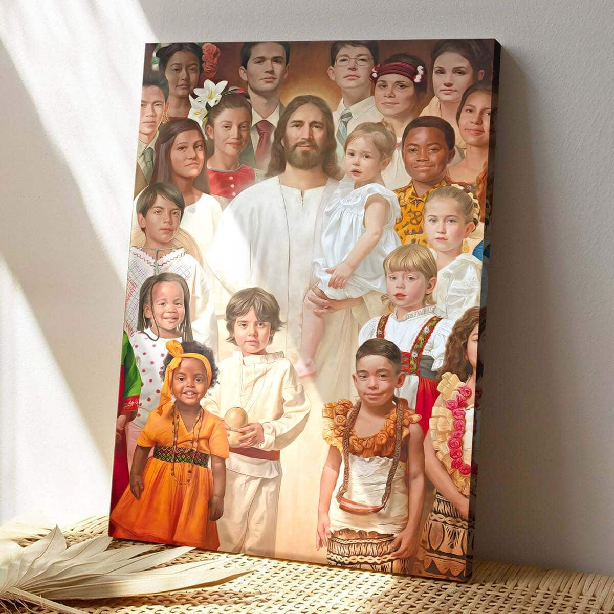 Christian Canvas Print I Am A Child Of Jesus