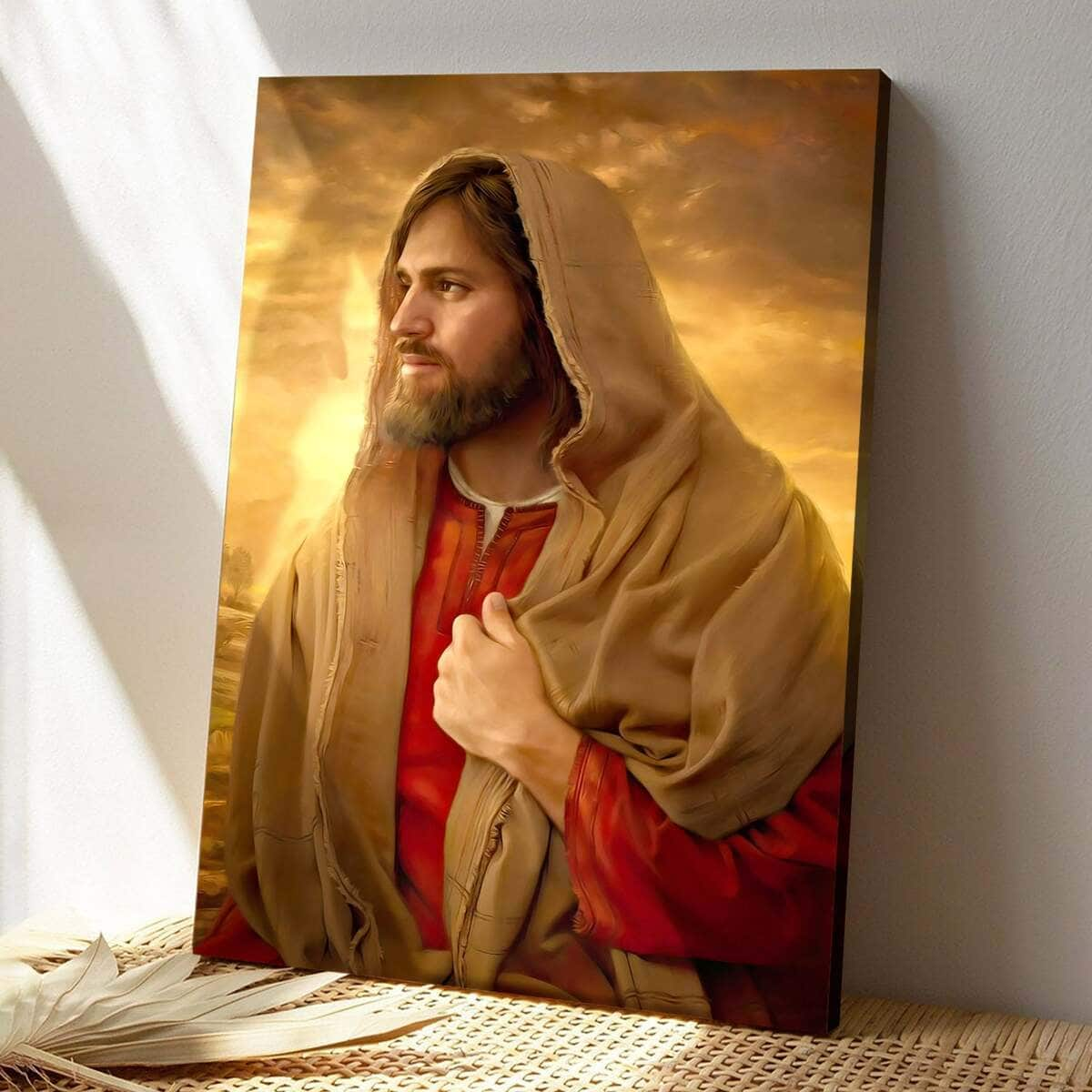 Christian Canvas Print Light Of The World Jesus